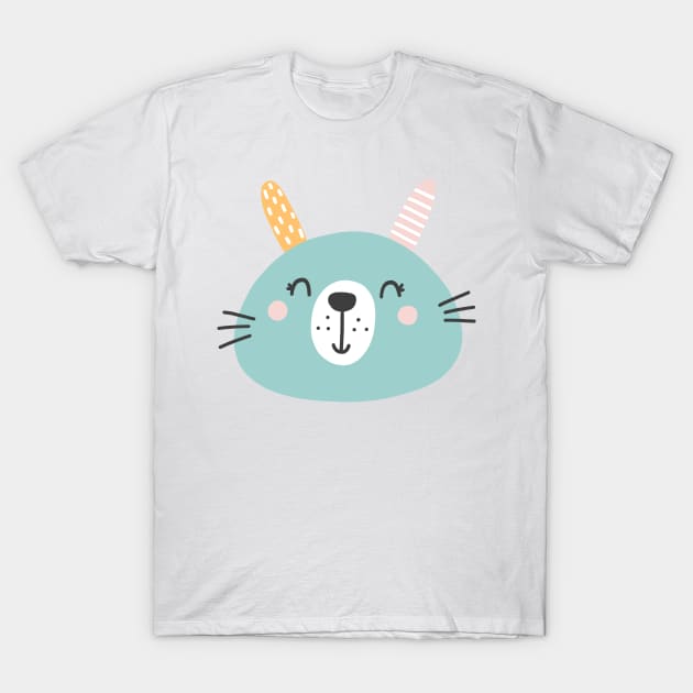 Sweet Sleeping Bunny T-Shirt by greenoriginals